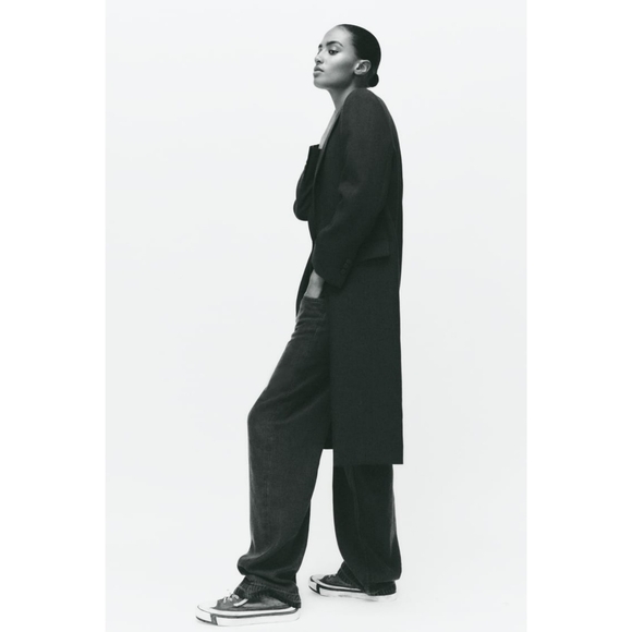 Zara linen blend coat - Picture 5 of 12